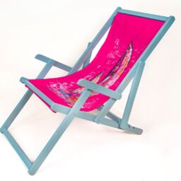 Beach / pool painted chair-215