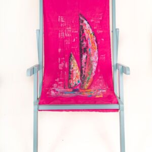 Beach / pool painted chair-0