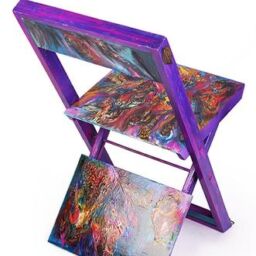 Painted Chair/tableau-212